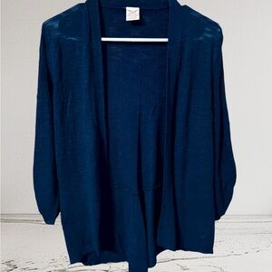 Faded Glory Deep Blue Women's Cardigan